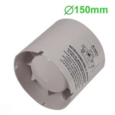 EXTRACTOR EN LINEA HELICOIDAL VK 150MM (305 M3/H)