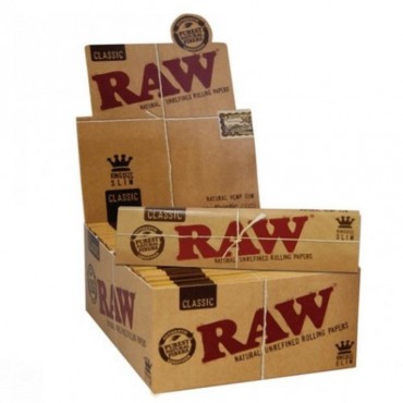 PAPEL RAW CLASSIC KING SIZE SLIM (CAJA 50UN)