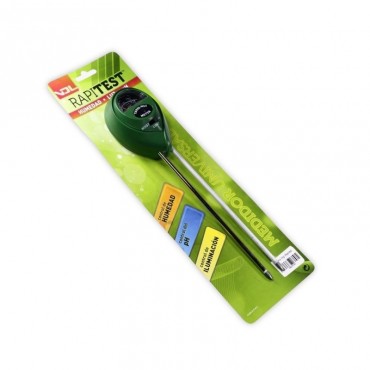 MEDIDOR RAPITEST 3 EN 1 (PH,LUX,HUMEDAD)