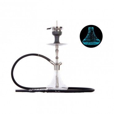 SHISHA ALADIN 36CM GLOW IN THE DARK BLUE