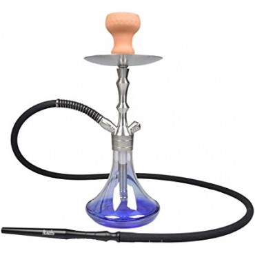 SHISHA ALADIN 36CM SHINY BOTTOM BLUE